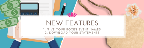 NEW Feature launch: Event names & download statements!