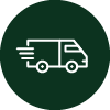 Fast delivery icon (green)